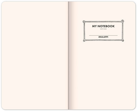 Maappi notebook, lined, 13 × 21 cm