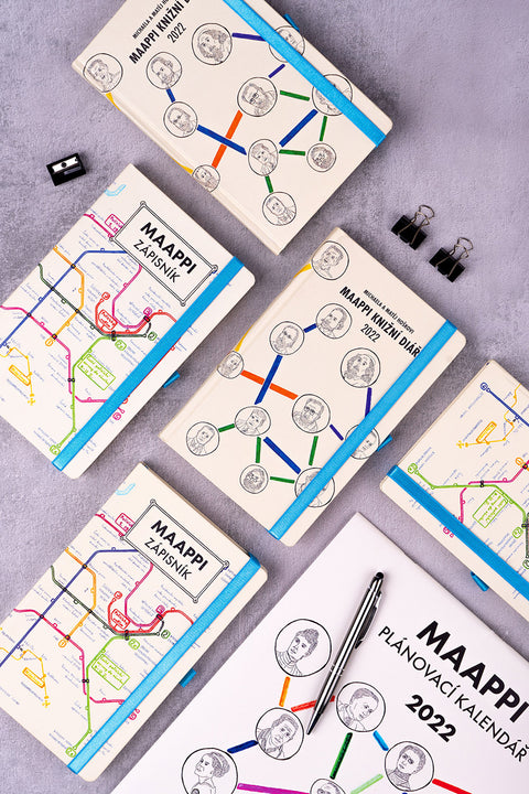 Maappi notebook, lined, 13 × 21 cm