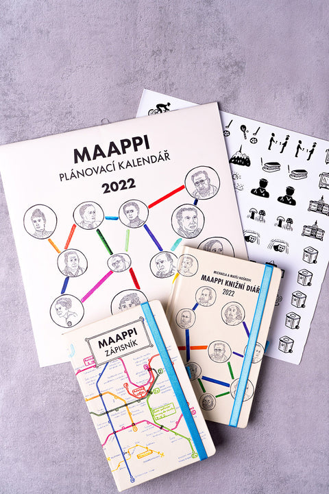 Maappi notebook, lined, 13 × 21 cm