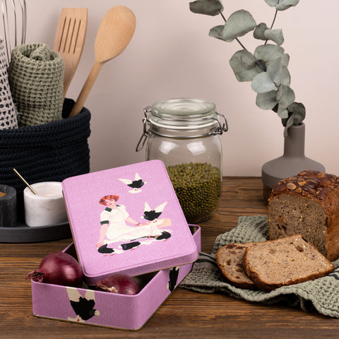 Tin box Herbarium - Kateřina Winterová collection