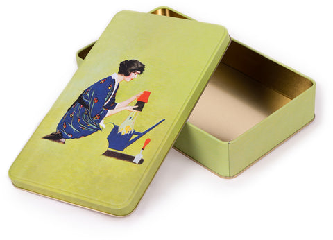 Tin box Herbarium - Kateřina Winterová collection