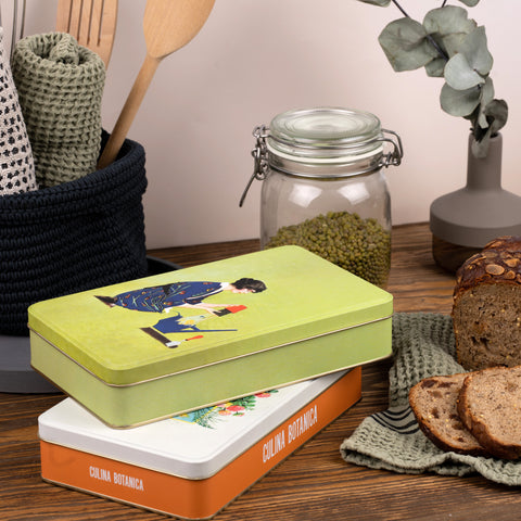 Tin box Herbarium - Kateřina Winterová collection