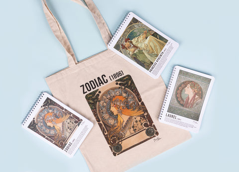 Spiral notebook Alphonse Mucha Princess, lined