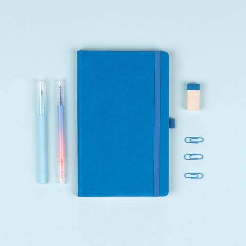 Notebook Blue, dotted, 13 × 21 cm