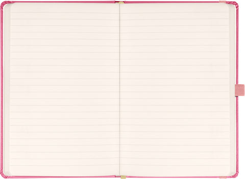 Notebook Pink, lined, 13 × 21 cm