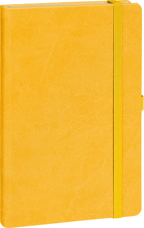 Notebook Yellow, lined, 13 × 21 cm