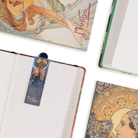 Magnetic bookmark Alfons Mucha – Moon