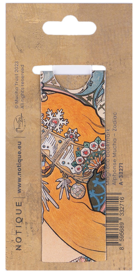 Magnetic bookmark Alfons Mucha – Zodiac
