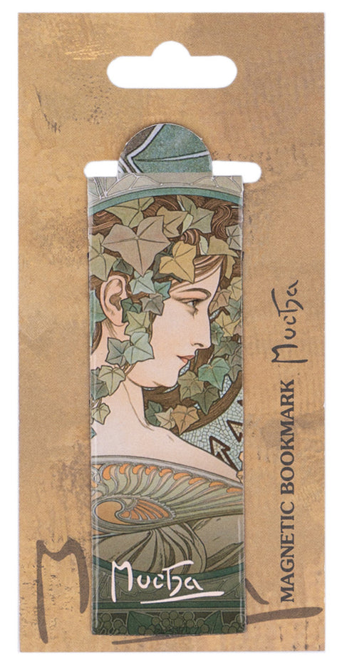Magnetic bookmark Alfons Mucha – Laurel