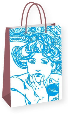Gift bag Alfons Mucha – Topaz, Fresh Collection, medium