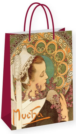 Gift bag Alfons Mucha – Heather, large