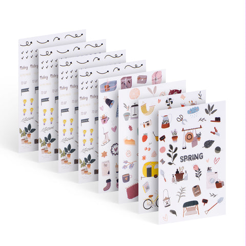Stickers NOTIQUE – 8 sheets, 10 x 15 cm