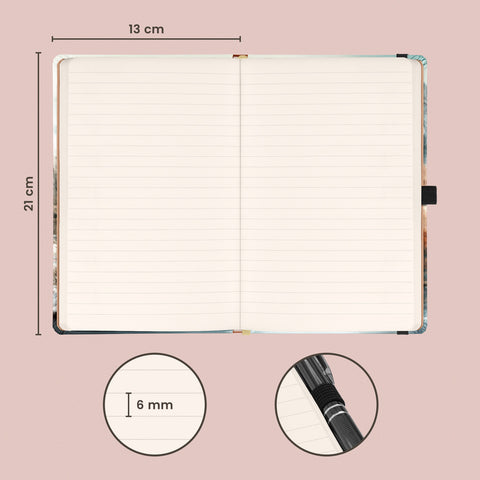 Notebook Japan, lined, 13 × 21 cm