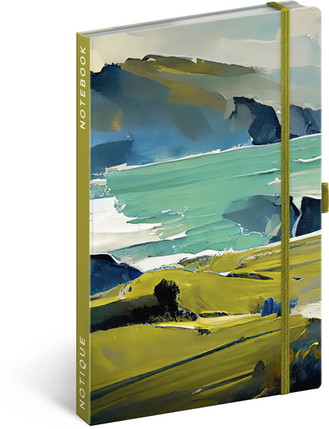 Notebook Painting, lined, 13 × 21 cm