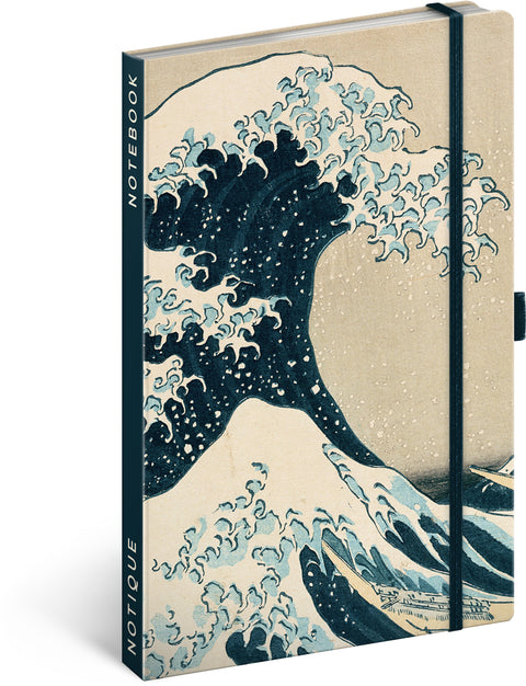 Notebook Katsushika Hokusai, lined, 13 × 21 cm