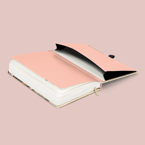 Notebook Alphonse Mucha – Primrose, dotted, 13 × 21 cm