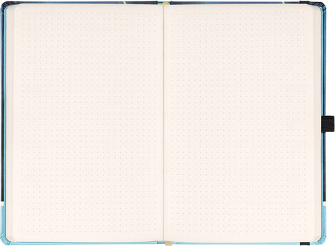 Notebook Alphonse Mucha – Luna, dotted, 13 × 21 cm