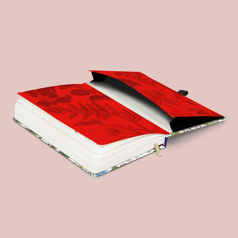 Notebook Herbs by Kateřina Winterová, dotted, 13 × 21 cm