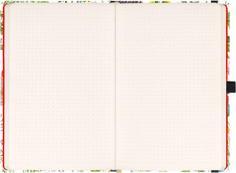 Notebook Herbs by Kateřina Winterová, dotted, 13 × 21 cm