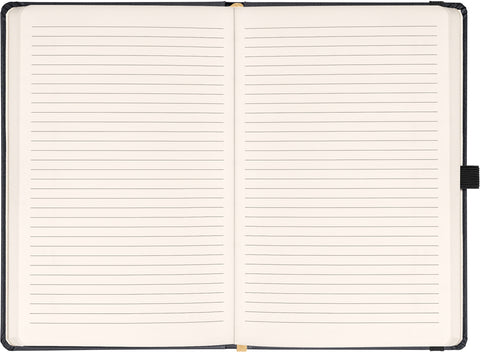 Notebook Balacron black, lined, 15 × 21 cm