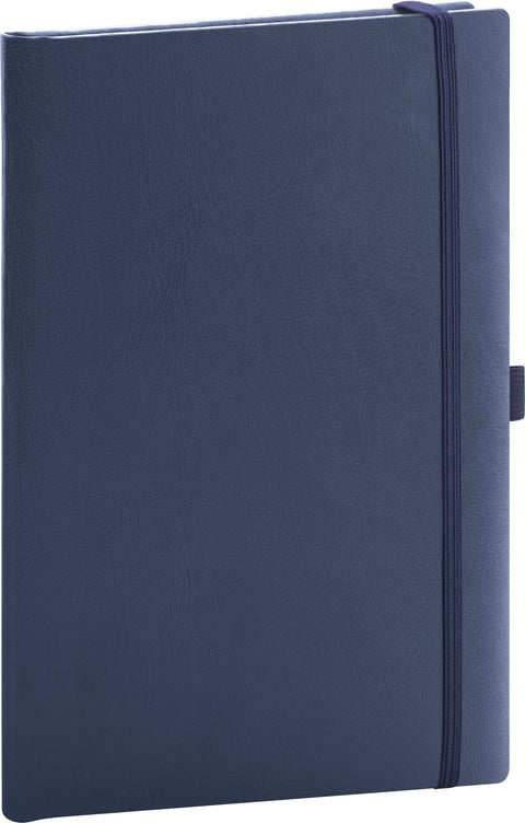 Notebook Balacron dark blue, lined, 15 × 21 cm
