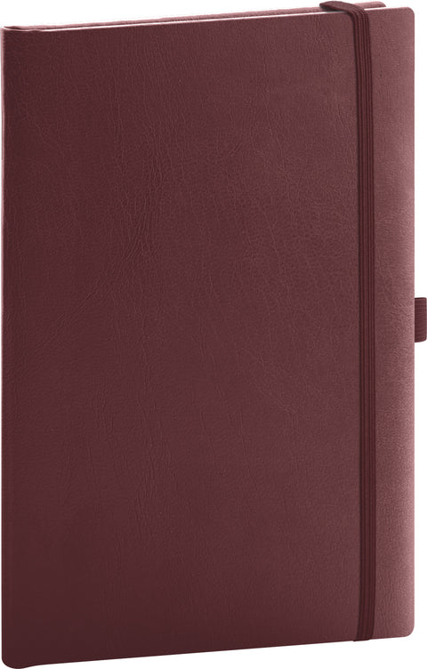 Notebook Balacron red, dotted, 15 × 21 cm