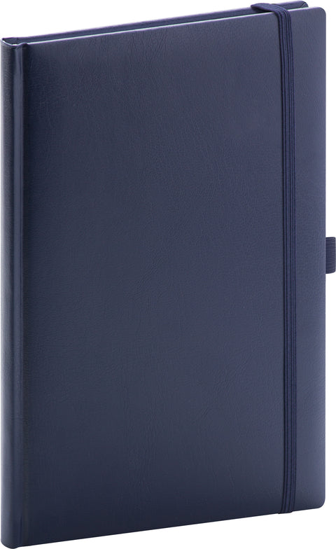 Notebook Balacron dark blue, dotted, 15 × 21 cm