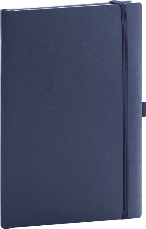 Notebook Balacron dark blue, dotted, 15 × 21 cm