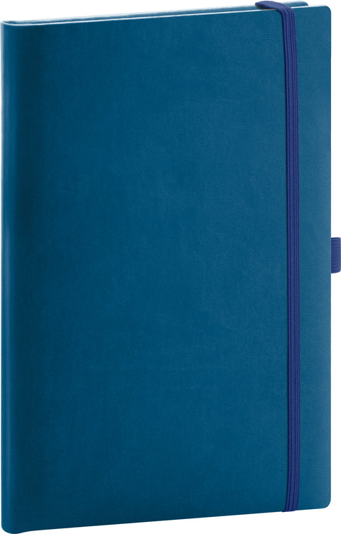 Notebook Aprint blue, lined, 15 × 21 cm