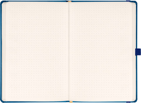 Notebook Aprint blue, dotted, 15 × 21 cm