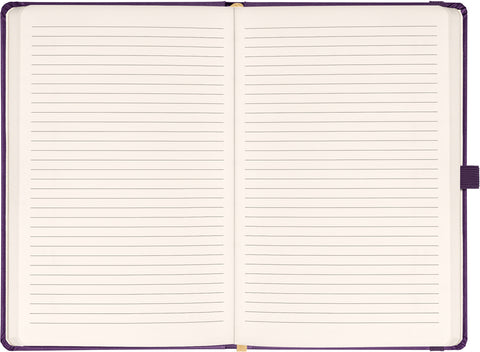 Notebook Aprint Neo purple, lined, 15 × 21 cm
