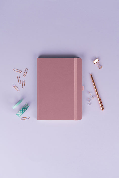 Notebook Aprint Neo pink, lined, 15 × 21 cm