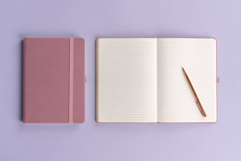 Notebook Aprint Neo pink, lined, 15 × 21 cm