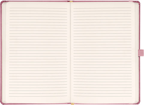 Notebook Aprint Neo pink, lined, 15 × 21 cm