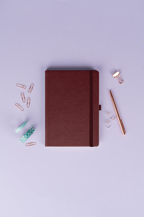 Notebook Aprint Neo wine, lined, 15 × 21 cm