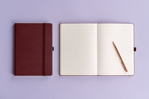 Notebook Aprint Neo wine, lined, 15 × 21 cm