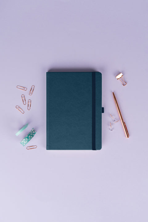 Notebook Aprint Neo blue, dotted, 15 × 21 cm