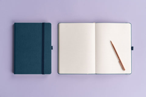 Notebook Aprint Neo blue, dotted, 15 × 21 cm