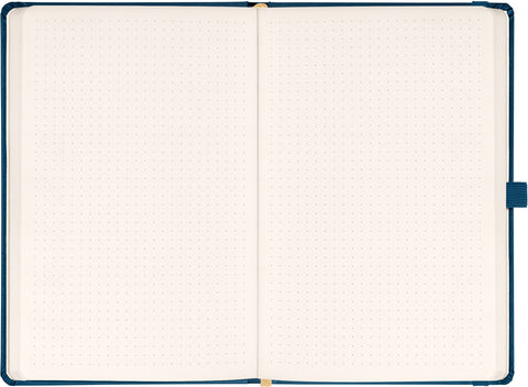 Notebook Aprint Neo blue, dotted, 15 × 21 cm