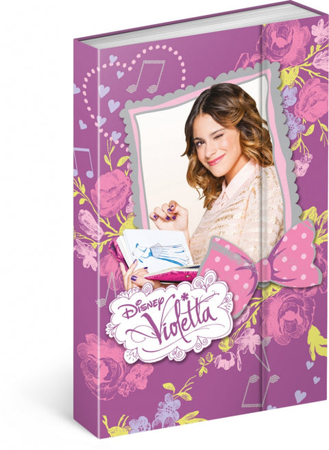Notebook Violetta, unlined, A6