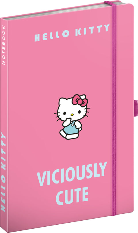 Notebook Hello Kitty, lined, 13 x 21 cm