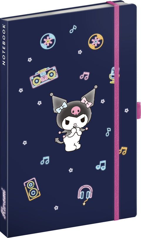 Notebook Kuromi, lined, 13 x 21 cm