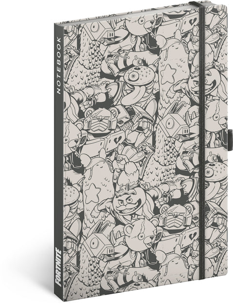 Notebook Fortnite – Legends, lined, 13 x 21 cm