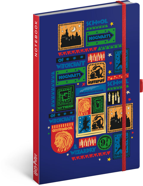 Notebook Harry Potter – Hogwarts, lined, 13 x 21 cm