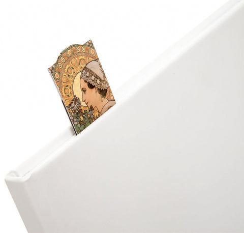 Magnetic bookmark Alfons Mucha – Thistle