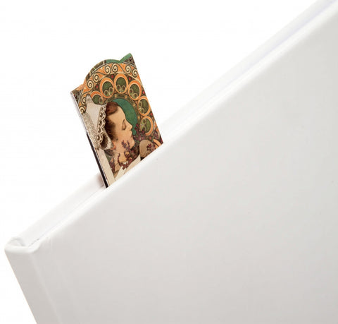 Magnetic bookmark Alfons Mucha – Heather