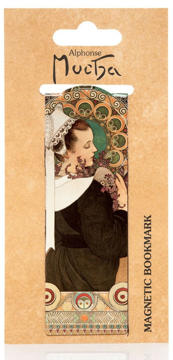 Magnetic bookmark Alfons Mucha – Heather