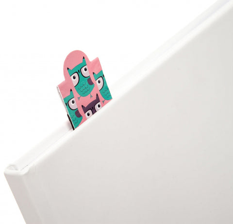 Magnetic bookmark – Owls