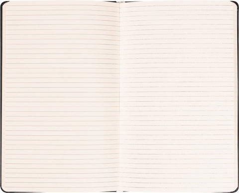 Notebook Tucson black/pink, lined, 13 × 21 cm