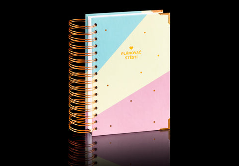 Happiness planner – undated, 15,6 × 22,6 cm